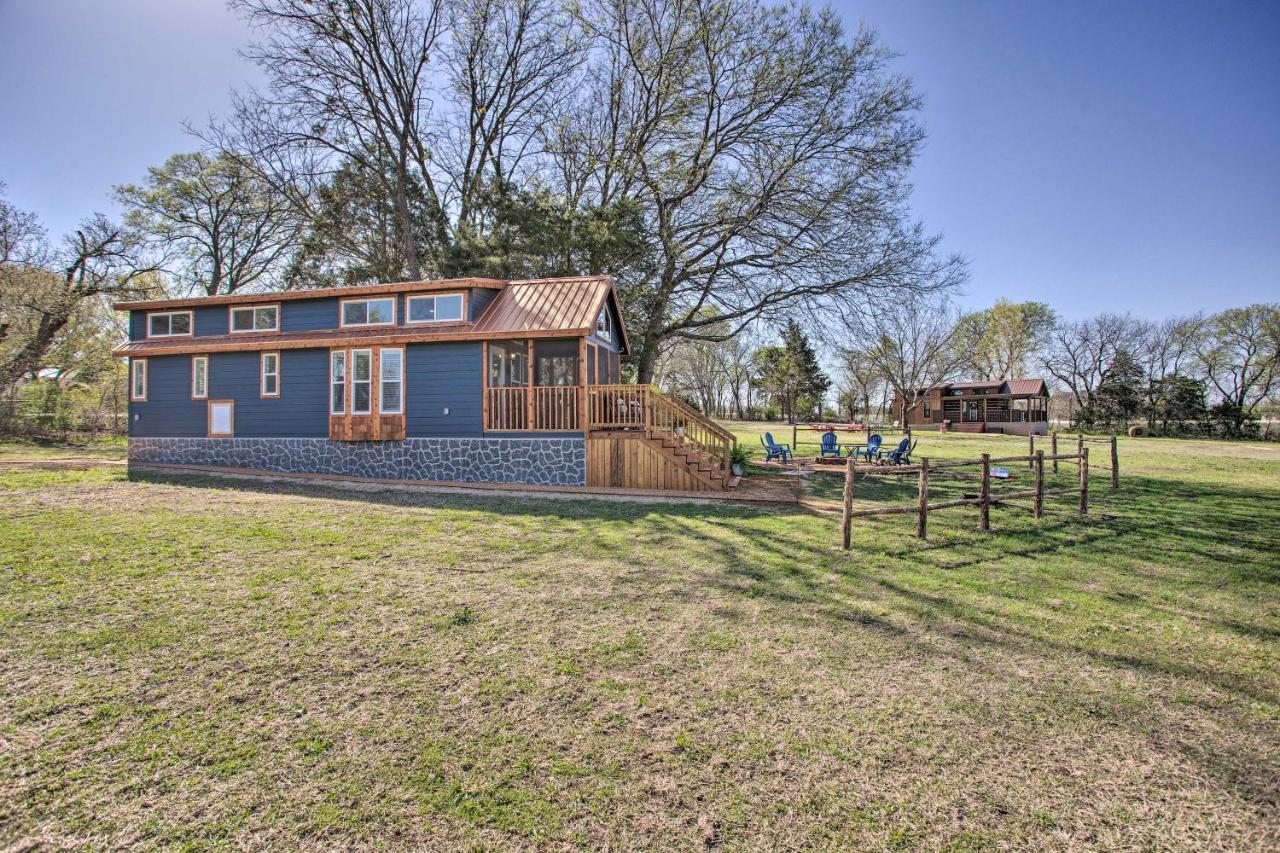 Cozy Mckinney Tiny Home With Porch And Fire Pit! Buitenkant foto